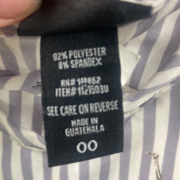 EUC Torrid Striped Crane Bird Print Camisole Top -Size 00 - Picture 5 of 8